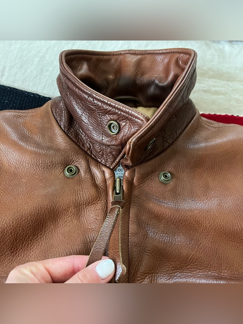 Taylor Stitch Leather Moto Jacket - Picture 9 of 16